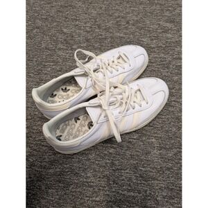 Adidas Handball Spezial Women's 7.5 White Off White Leather Sneakers